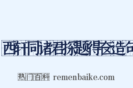 西轩同诸君探题得奁造句是什么意思的图片